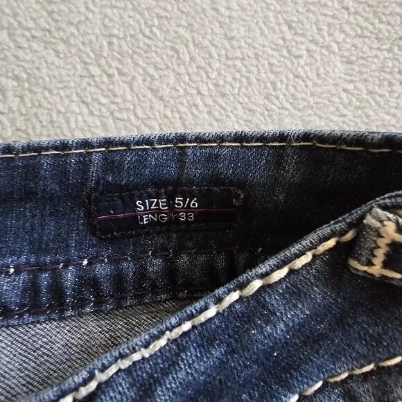 Vigoss Slim Boot Jeans Womens 31Wx31.5L Medium Wash Stretch Waist New York Fit - Picture 10 of 12